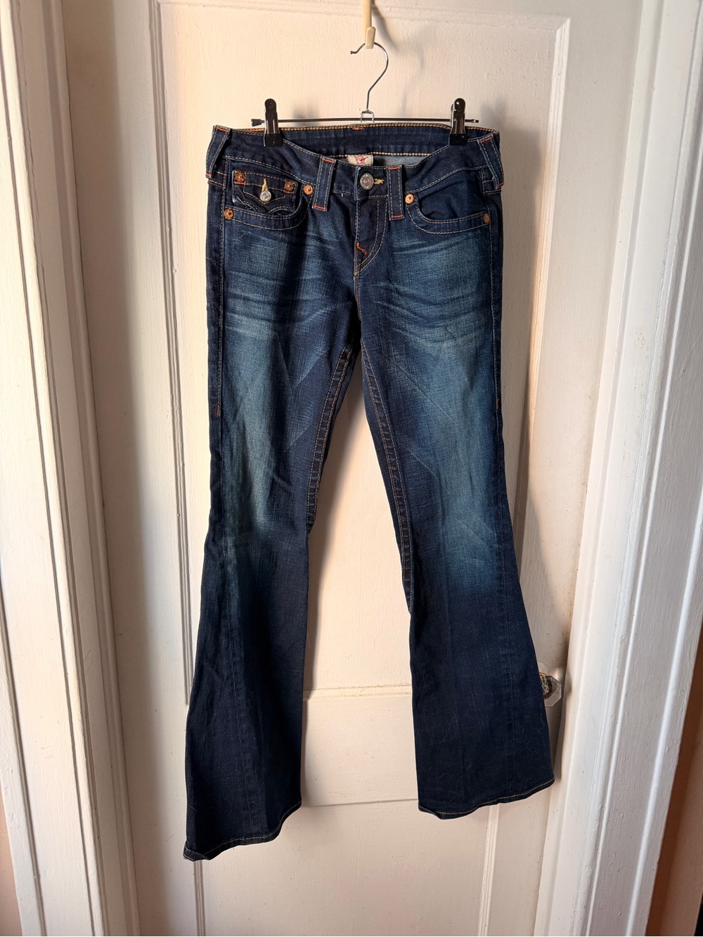 TRUE RELIGION Vintage-Style Dark Blue Bootcut Jeans - Picture 2 of 8